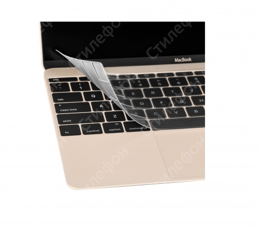 Силиконовая накладка на клавиатуру Rock Keyboard Cover Skin для MacBook 12" Retina (Прозрачная)
