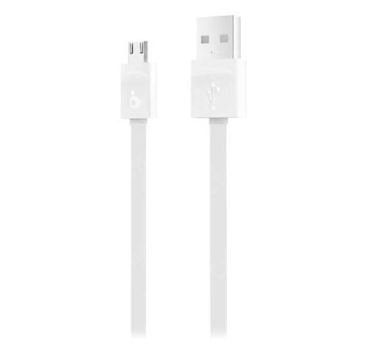 Кабель Micro USB iHave Flat 2.1А (Белый)