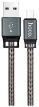 Кабель повышенной прочности Hoco U27 Micro USB (Серый)