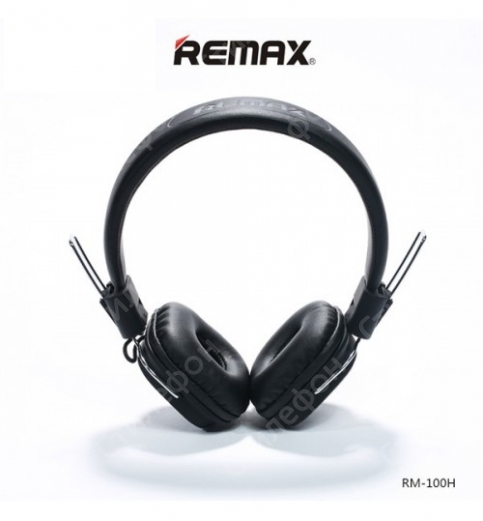 Наушники Remax RM-100H c микрофоном складные (Чёрные)