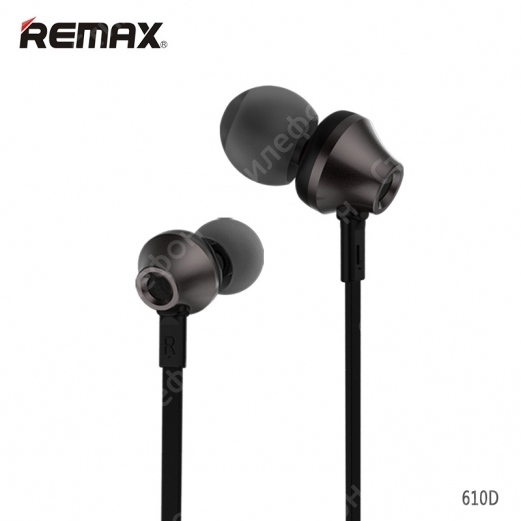 Наушники с гарнитурой Remax RM-610D (Чёрные)