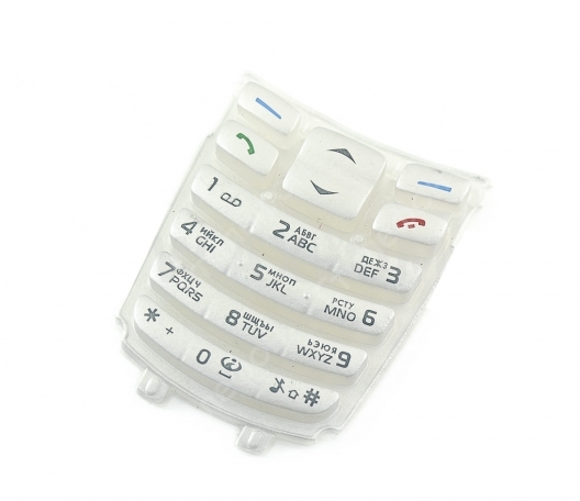 Клавиатура Nokia 2100 Русифицированная (Белая)