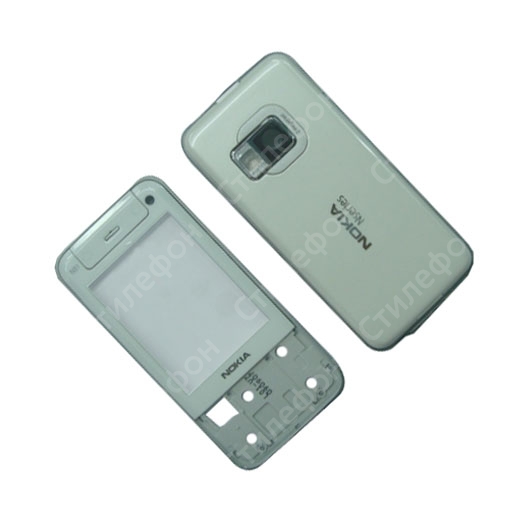 Корпус для Nokia N81 (Серебряный)