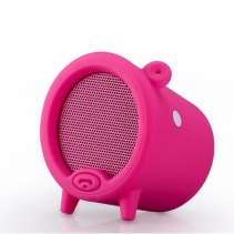 Bluetooth колонка Momax Piggy портативная (Розовая)