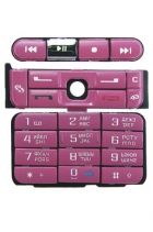 Клавиатура Nokia 3250 Русифицированная (Розовая)