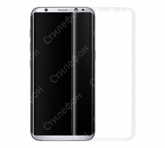 Защитное стекло 3D на весь экран 0.2мм для Samsung Galaxy S8 (Прозрачное)