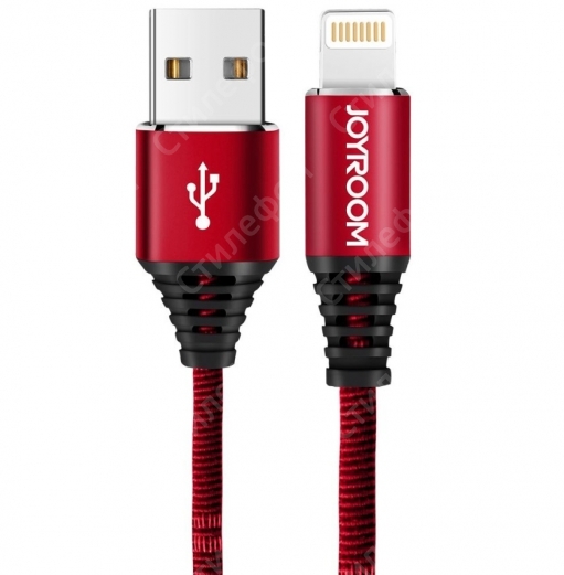 Кабель USB Joyroom Armor Series Fabric Braided Lightning Cable 1.2m L316 (Красный)