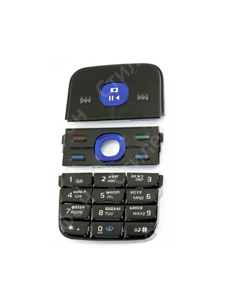 Клавиатура Nokia 5700 XpressMusic русифицированная (Чёрная)