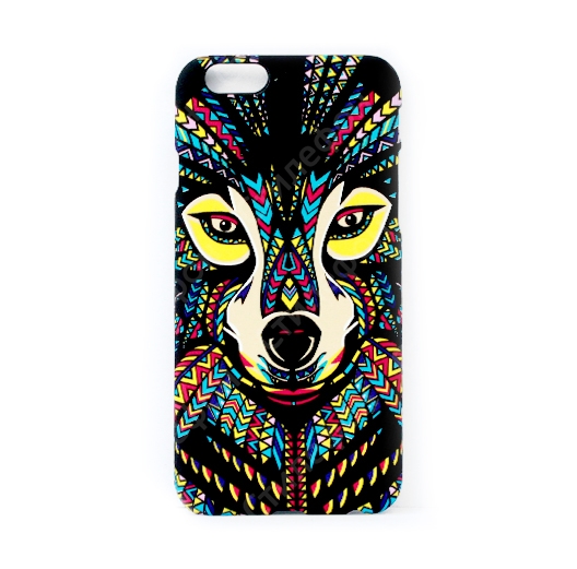 Чехол для iPhone 6s Luxo светящийся люминесцентный Animals (Волк с глазками)