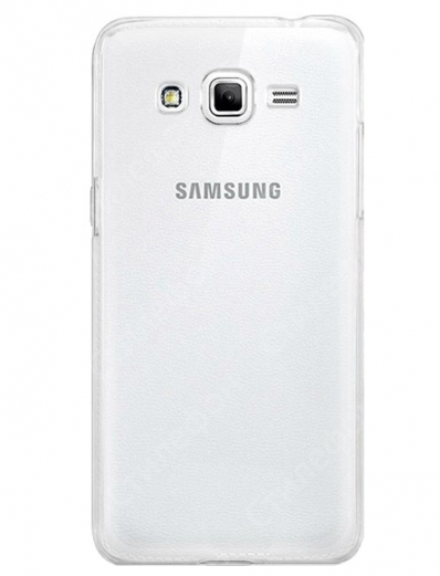 Чехол силиконовый для Samsung Grand Prime G530H ультратонкий (Прозрачный)