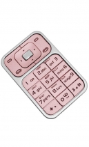 Клавиатура Nokia 7390 Русифицированная (Розовая)