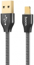 Кабель Hoco X7 Jelly Knitted Lightning Charging Cable 1.2m (Чёрный)