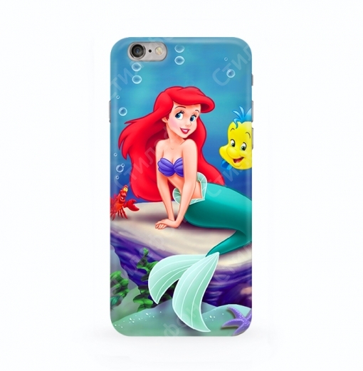 Чехол для iPhone 5S / 6S / 7 / 8 / Plus / X / XS / XR / SE / 11 / 12 / 13 / Mini / Pro / Max - Русалочка (The Little Mermaid)