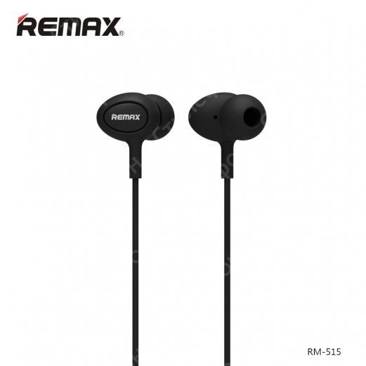 Наушники Remax RM-515 с микрофоном (Чёрные)