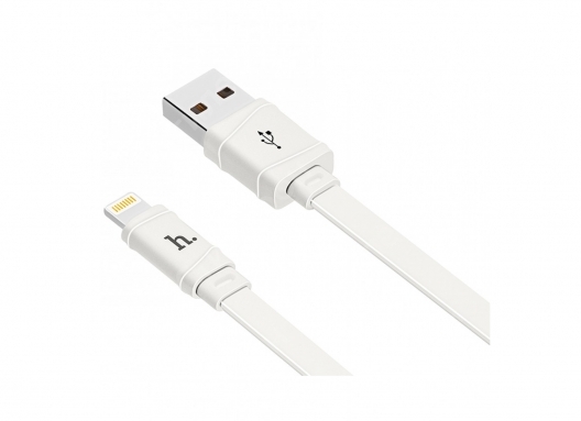 Кабель USB для iPhone и iPad Hoco X5 Bamboo (Белый)