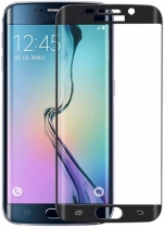 Защитное стекло 3D 360º для Samsung Galaxy S6 Edge SM G925F на весь экран (Чёрное)