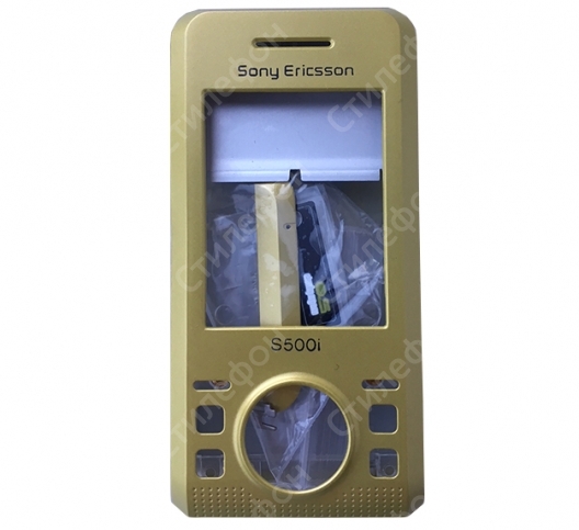 Корпус для Sony Ericsson S500i (Желтый)