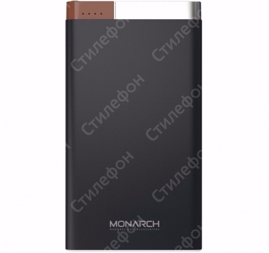 Внешний Аккумулятор Monarch Power Bank Dual Input 10000mAh (Черный)