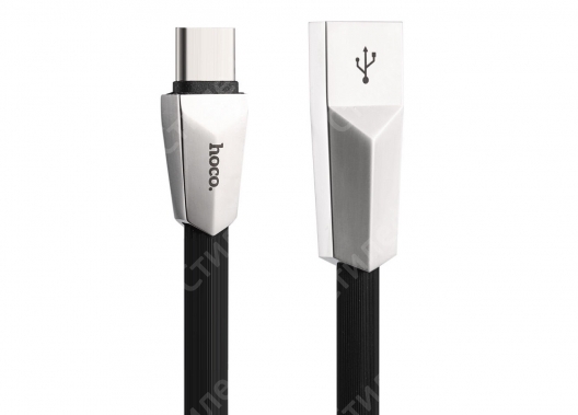 Кабель Hoco X4 Rhombic USB Type C Cable 1.2M (Черный)
