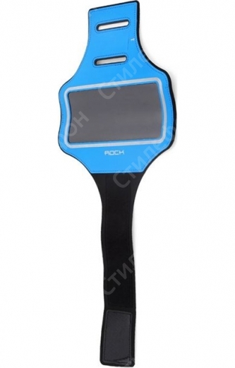 Чехол Rock Slim Sport Armband на руку для бега — iPhone 7 Plus для больших моделей до 6" (Синий)