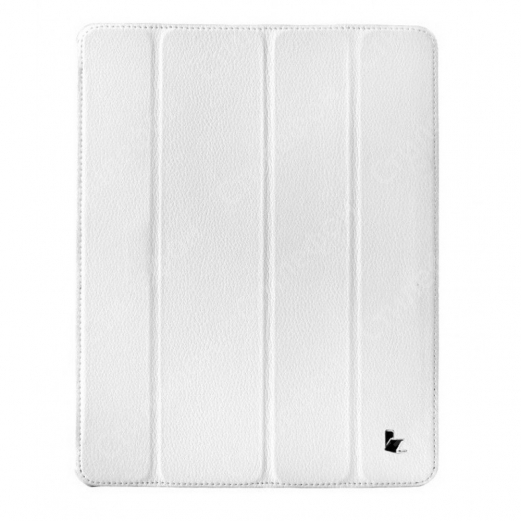 Чехол для iPad 2 / 3 / 4 кожаный смарт кейс Jison Case (Белый)