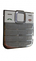 Клавиатура Nokia 7310 Supernova Русифицированная (Белая)