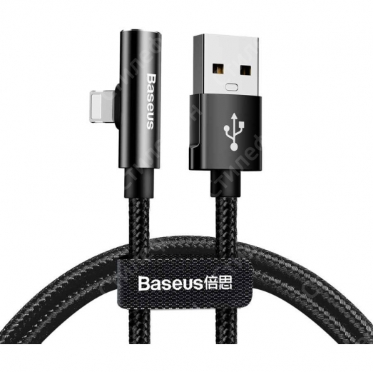 Кабель - переходник Baseus Rhythm Bent Connector Audio Cable 0.5м USB - Lightning CALLD-B01