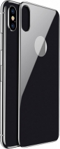 Заднее защитное стекло для iPhone X / Xs (Чёрное)