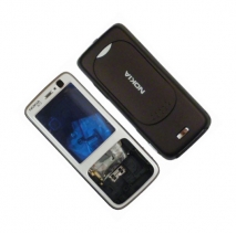 Корпус для Nokia N73 (Серебряный)