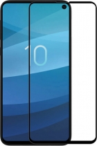 Защитное стекло 5D для Samsung Galaxy S10 0.2мм на весь экран (Чёрное)