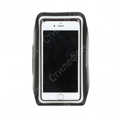 Чехол Rock Slim Sport Armband на руку для бега — iPhone 5 / 6 / 7 / 8 для средних моделей до 4,7" (Черный)