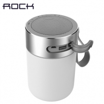 Блютуз колонка Rock Mulite 2 IPX4 Bluetooth Speaker II с LED лампой (Серебро)