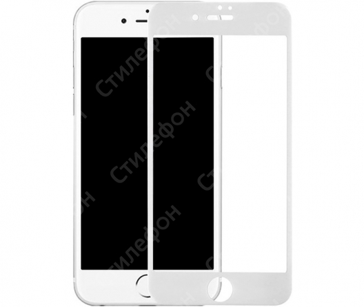 Стекло защитное Monarch 5D для iPhone 8 Plus техпак (Белое)