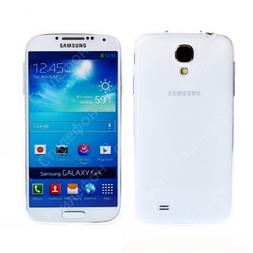 Чехол силиконовый для Galaxy S4 GT-I9500 ультратонкий (Прозрачный)
