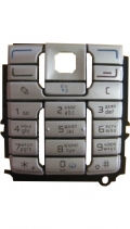 Клавиатура для Nokia E60 русифицированная (Серебро)