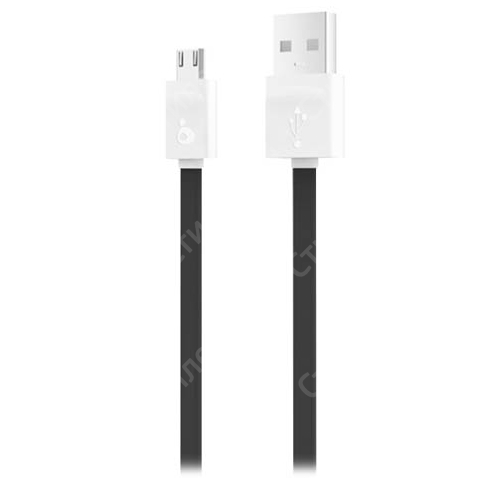 Кабель Micro USB iHave Flat 2.1А (Чёрный)