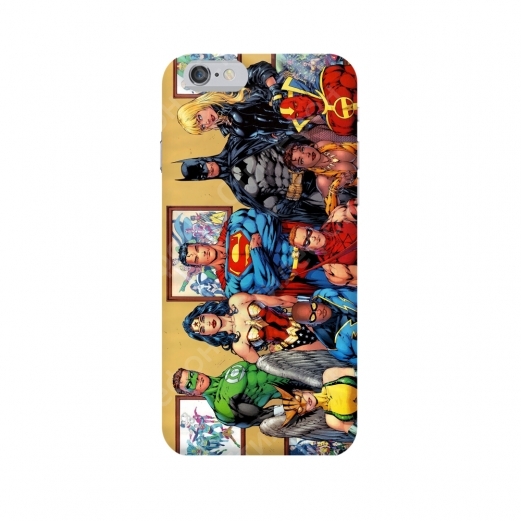 Чехол для iPhone 5S / 6S / 7 / 8 / Plus / X / XS / XR / SE / 11 / 12 / 13 / Mini / Pro / Max (DC Heroes)