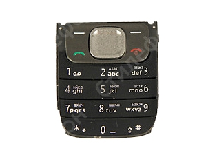 Клавиатура Nokia 1209 русифицированная (Черно-серая)
