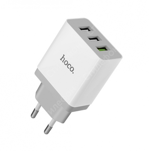 Зарядное устройство Hoco C24B QC3.0 3 USB Ports Home Charger