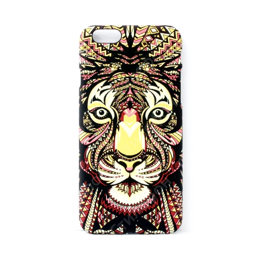 Чехол для iPhone 6s Luxo светящийся люминесцентный Animals (Золотой лев)
