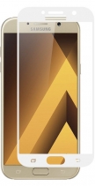 Защитное стекло на весь экран 0.3мм для Samsung Galaxy A5 2017 SM A520F (Белое)