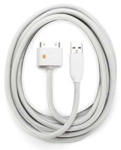 USB дата кабель для Apple iPhone 4 Griffin 1M (Белый)