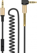 Кабель AUX Витой Hoco Upa 02 Spring Audio Cable 3.5mm с Микрофоном 2M