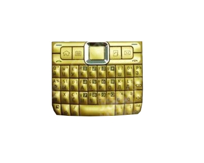 Клавиатура для Nokia E71 русифицированная (Золотая)