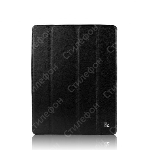 Чехол для iPad 2 / 3 / 4 кожаный смарт кейс Jison (Черный)