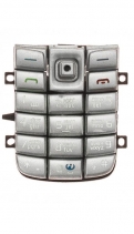 Клавиатура Nokia 6021 Русифицированная (Серебро)