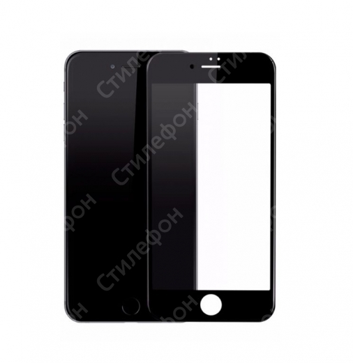 Защитное стекло 0.33мм для iPhone 8 на весь экран (Черное)