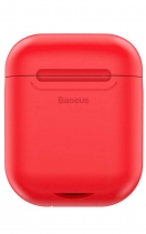 Чехол с беспроводной зарядкой для наушников AirPods Baseus Wireless Charging Case (Красный)