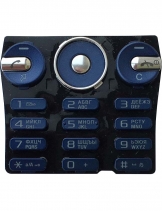 Клавиатура Sony Ericsson S302 Русифицированная (Синяя)