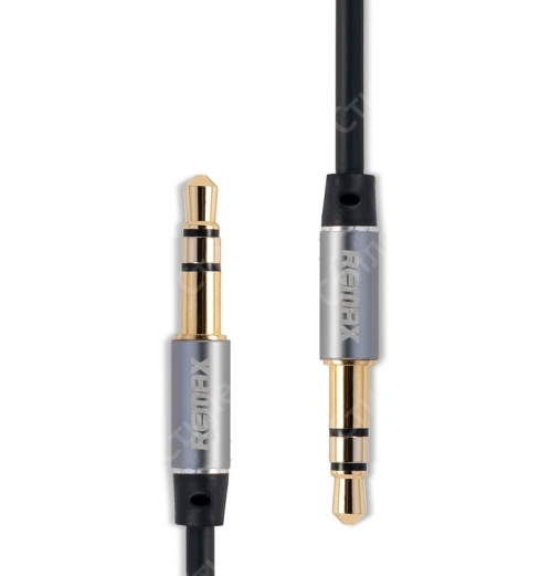 Кабель AUX Remax Audio Cable 3.5mm L200 2M (Чёрный)
